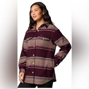 NWT Women’s Columbia Calico Basin Shirt Jacket SZ 3X